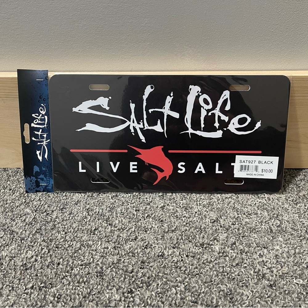 Salt Life License Plate Live Salty